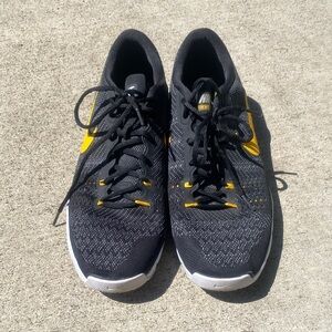 Nike Black and Yellow Athletic Shoes